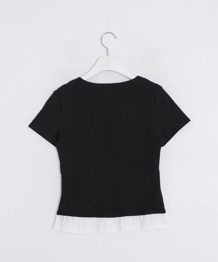 【❤️MADE】レースレイヤードTシャツ