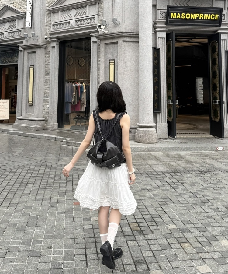 フリルミディスカート IVORY