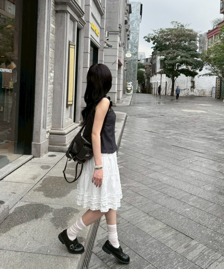 ベルトレザーショルダー2wayバッグ BLACK