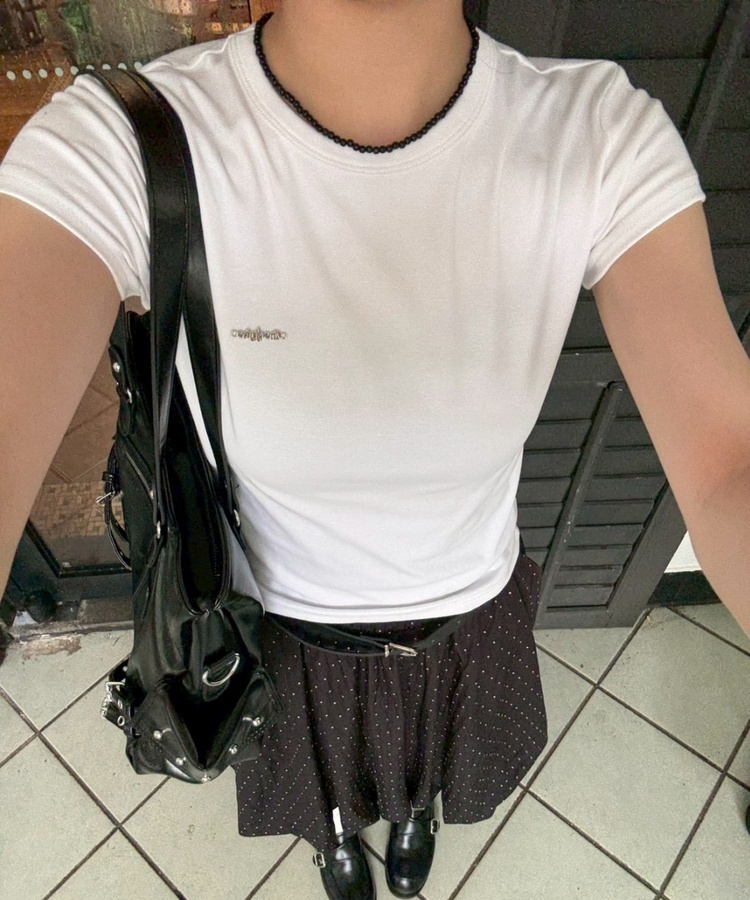 マルチポケットクロスショルダーバッグ BLACK