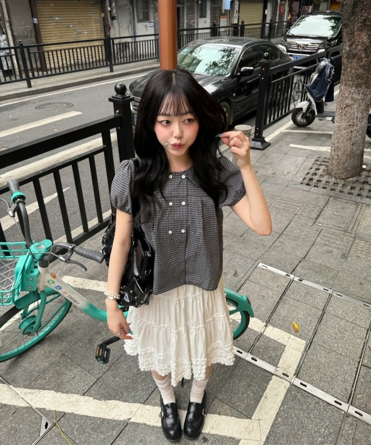 マルチポケットクロスショルダーバッグ BLACK