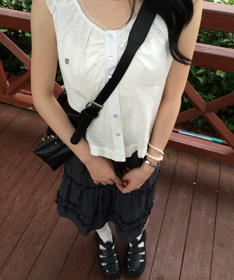 レインフラットサンダル BLACK