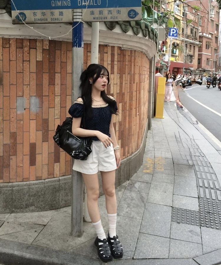 レインフラットサンダル BLACK