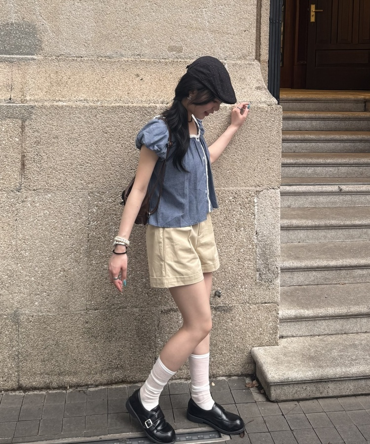 ドットハンチングハット BLACK