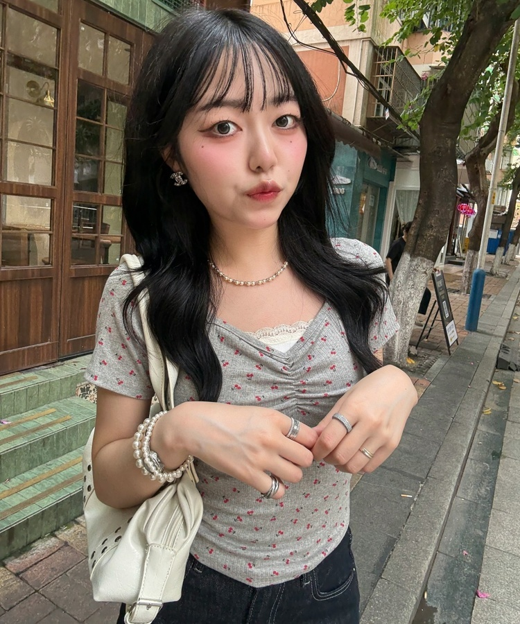 デニムショートパンツ BLUE