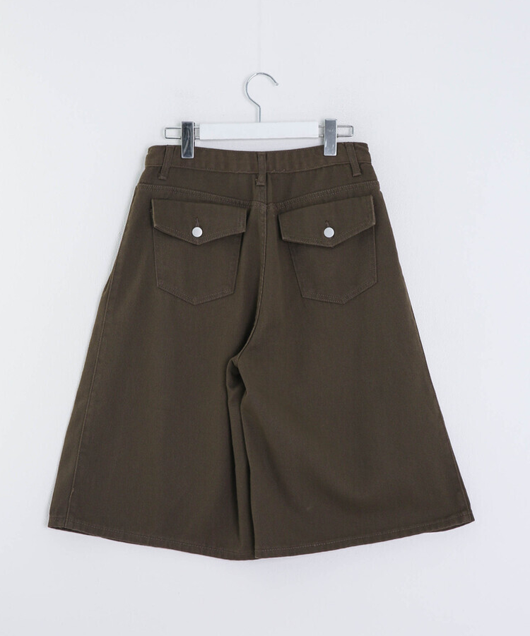 【SHORT/BASIC丈別】カラーバミューダパンツ