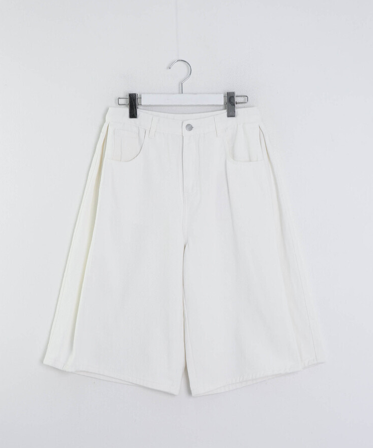 【SHORT/BASIC丈別】カラーバミューダパンツ