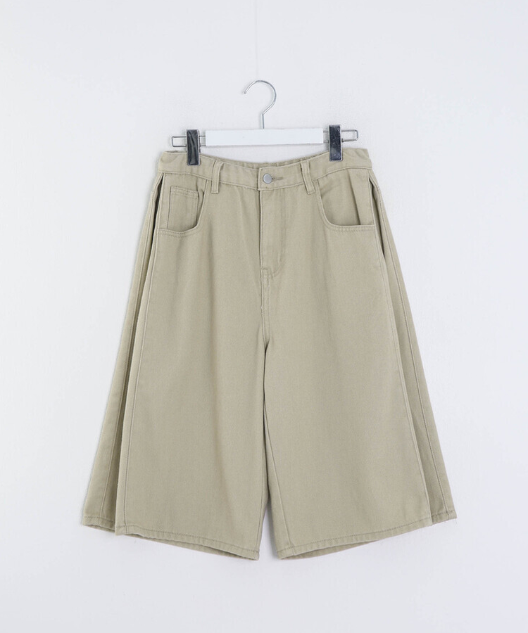 【SHORT/BASIC丈別】カラーバミューダパンツ