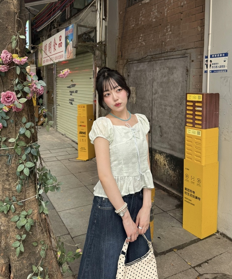 バミューダデニムパンツ DARK DENIM