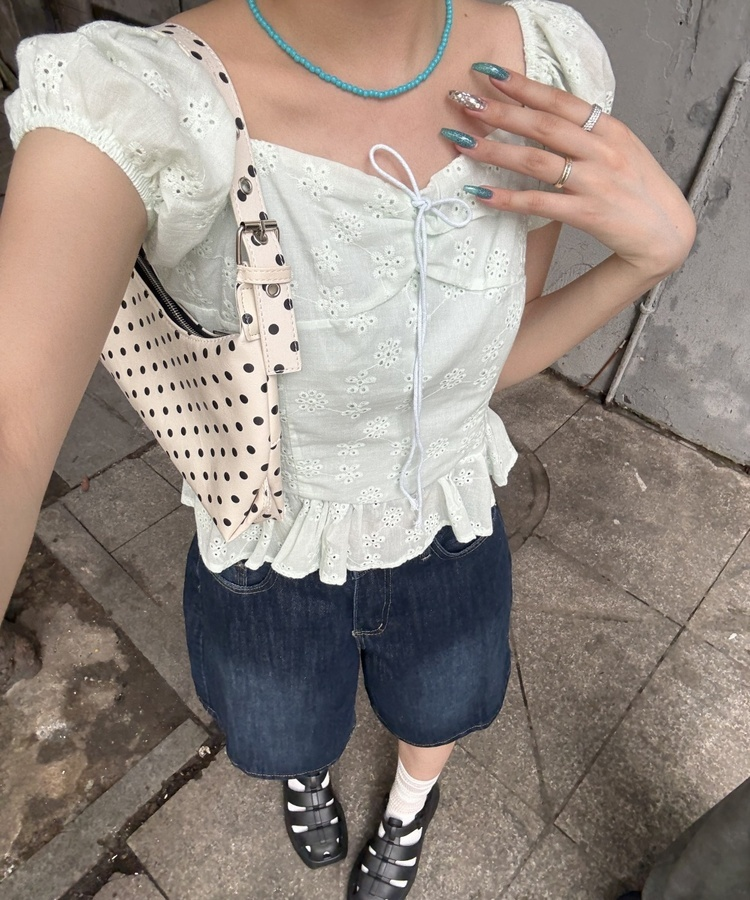 バミューダデニムパンツ DARK DENIM