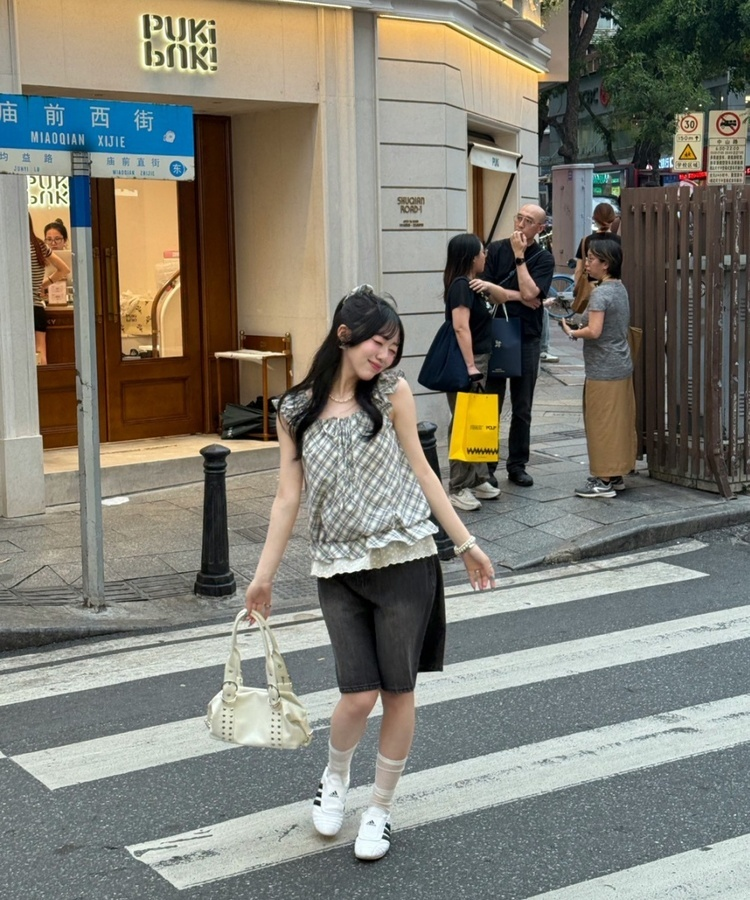 バミューダデニムパンツ BLACK DENIM