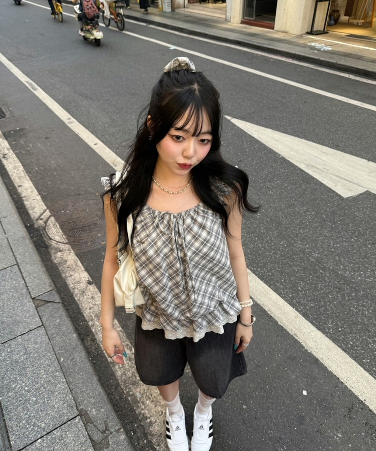 バミューダデニムパンツ BLACK DENIM