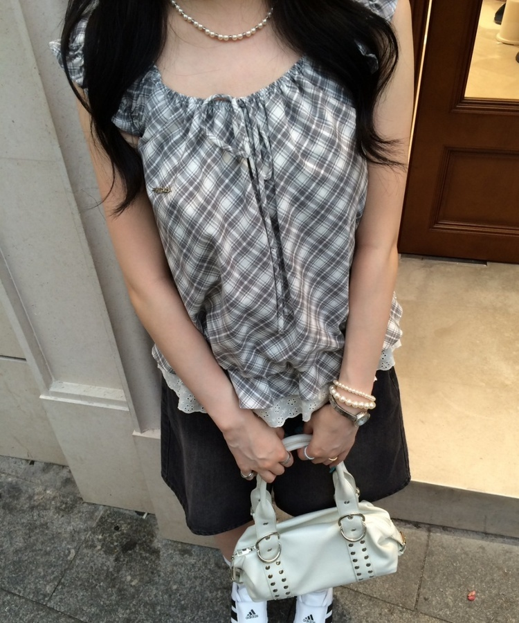 バミューダデニムパンツ BLACK DENIM