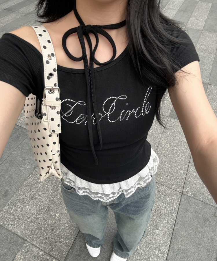 【SHORT/LONG丈別】ハイウエストウォッシングワイドデニムパンツ MID BLUE