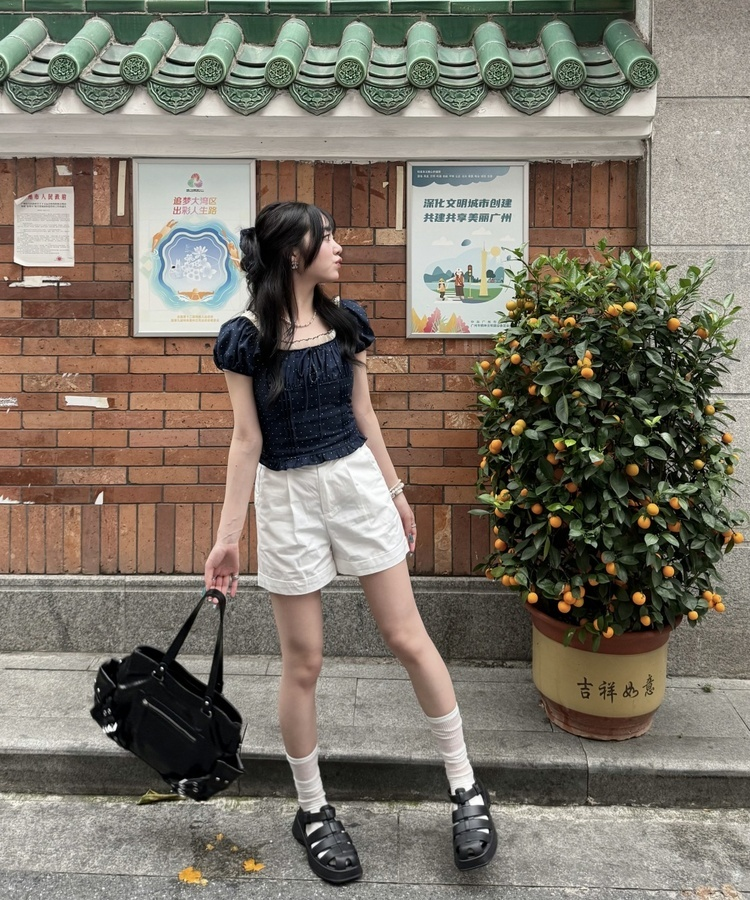 デイリーショートパンツ IVORY