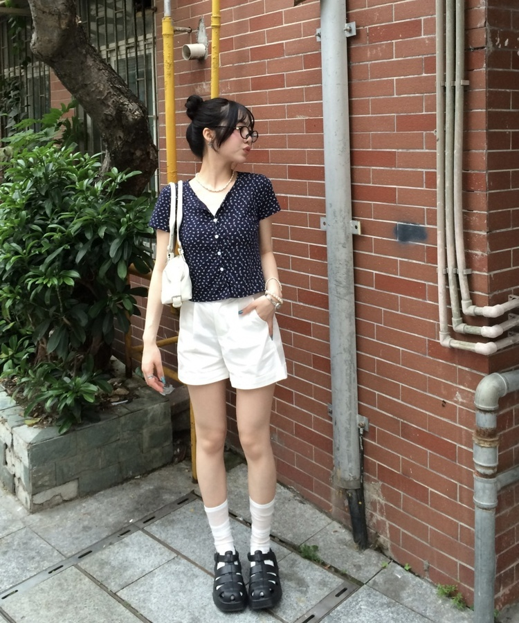 デイリーショートパンツ IVORY