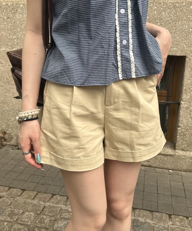 デイリーショートパンツ DEEP BEIGE