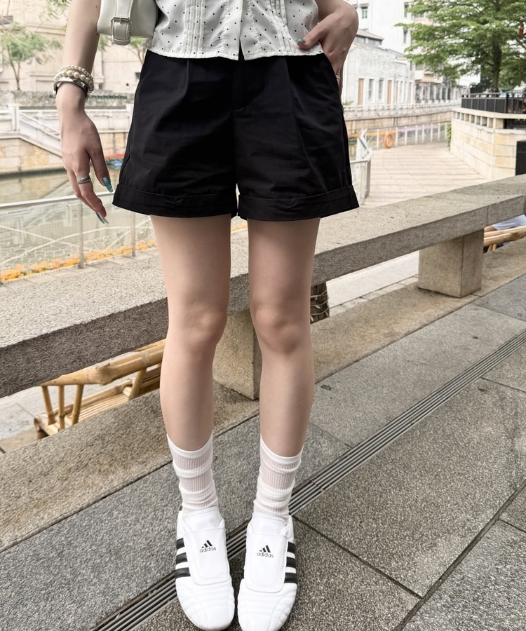 デイリーショートパンツ BLACK