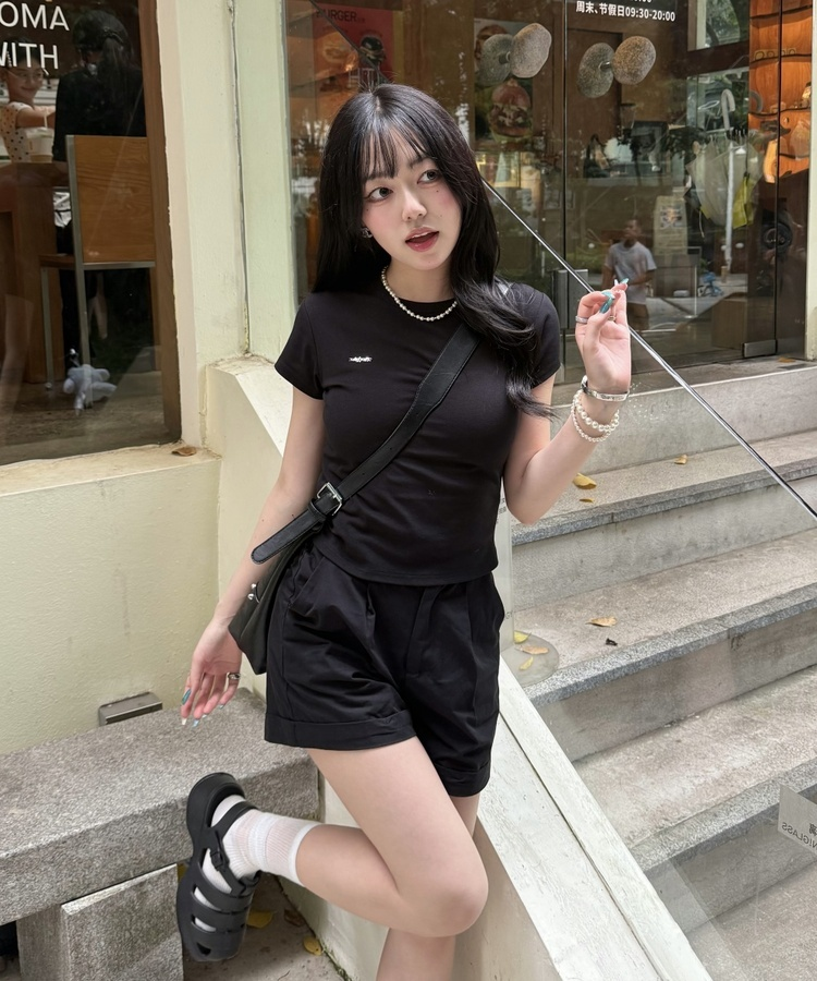 デイリーショートパンツ BLACK