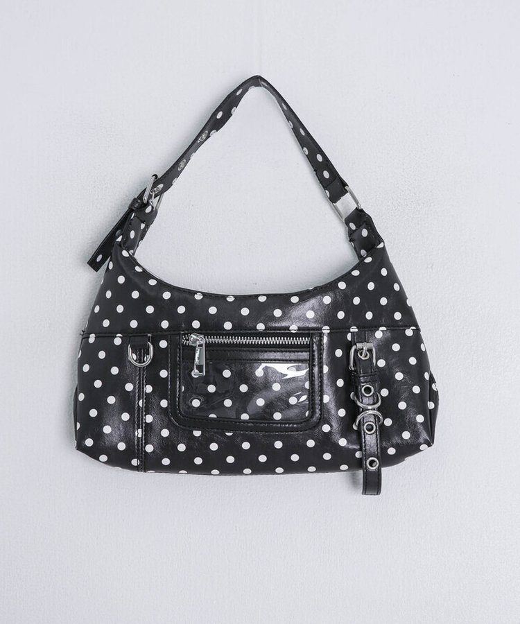 ドットショルダーバッグ