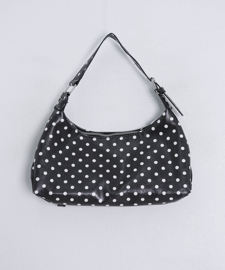 ドットショルダーバッグ