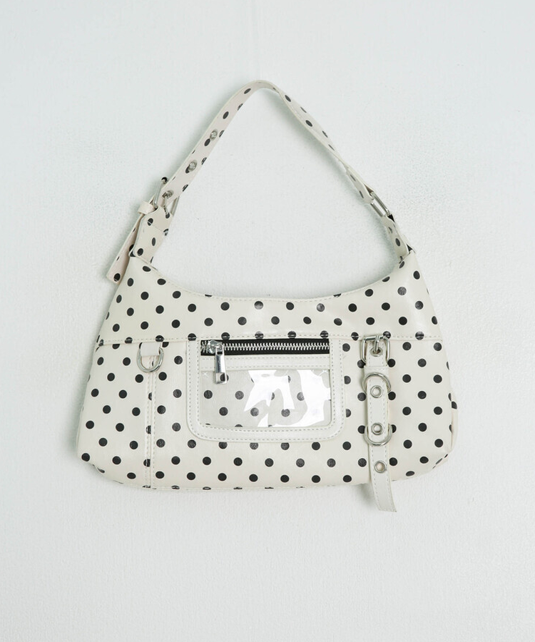 ドットショルダーバッグ