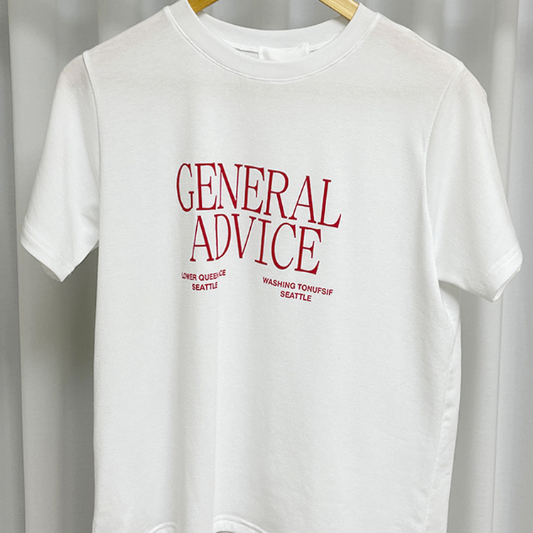 レタリングベーシック半袖Tシャツ