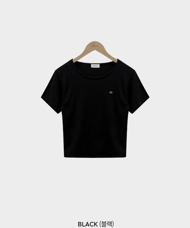 여름내내 교복 반팔티 보장온유MADE 도브 팬던트 라운드넥 스탠다드핏 베이직 반팔티