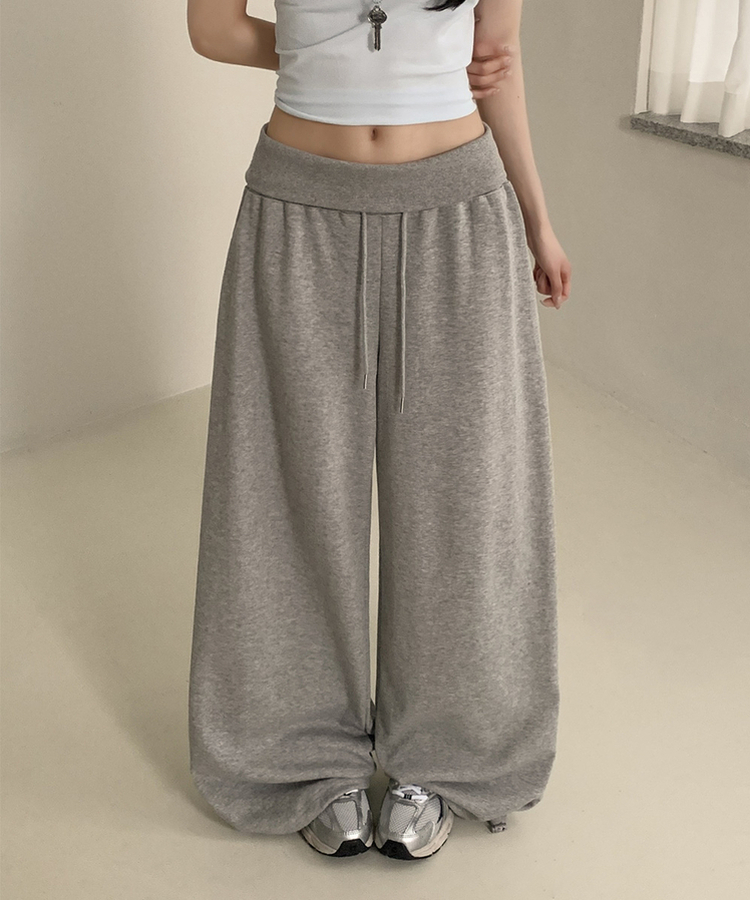 バンディングワイドトレーニングパンツ GREY