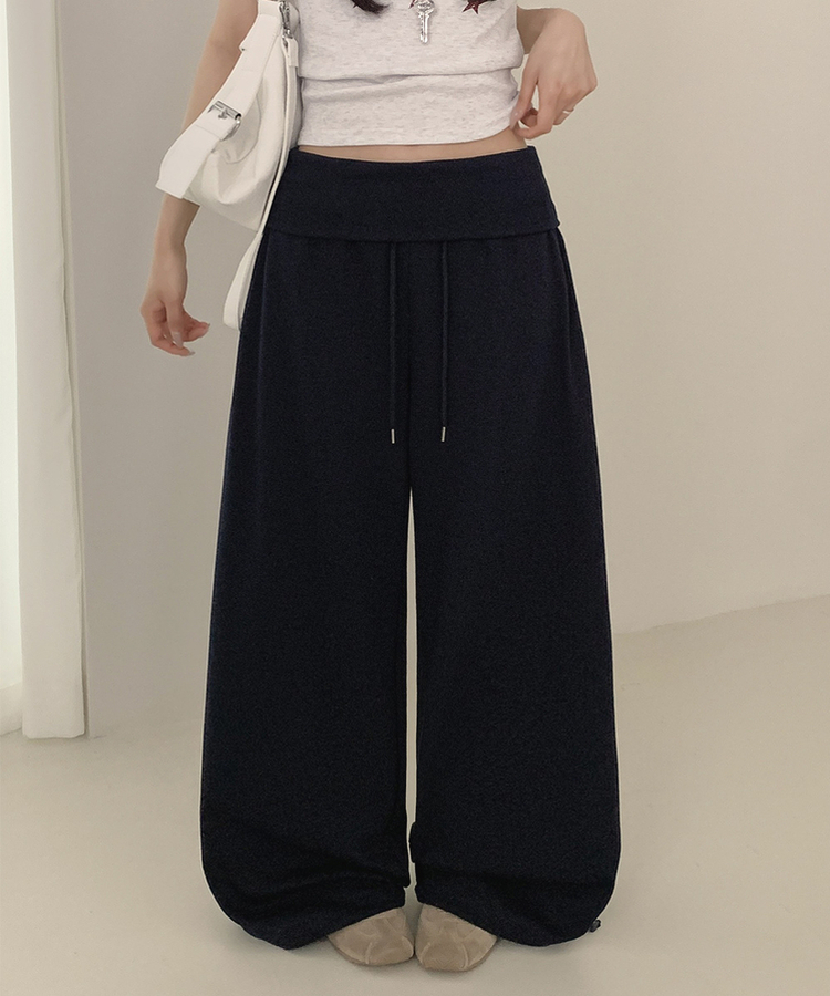 バンディングワイドトレーニングパンツ NAVY