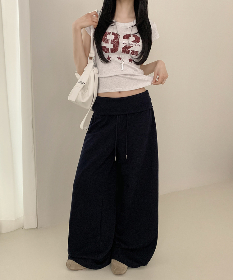 バンディングワイドトレーニングパンツ NAVY