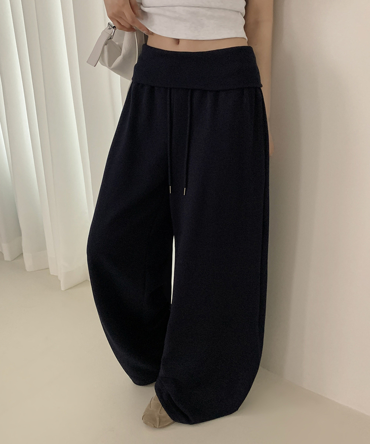 バンディングワイドトレーニングパンツ NAVY