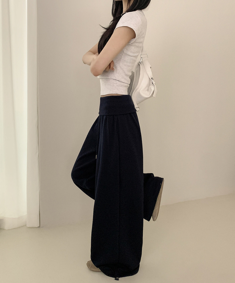 バンディングワイドトレーニングパンツ NAVY