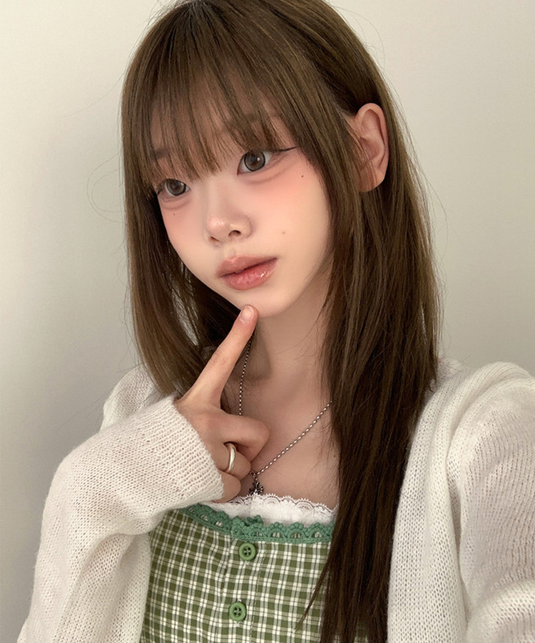 レースクロップニットカーディガン(6color) IVORY