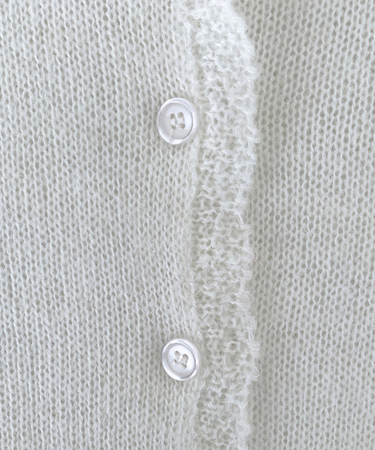 レースクロップニットカーディガン(6color)