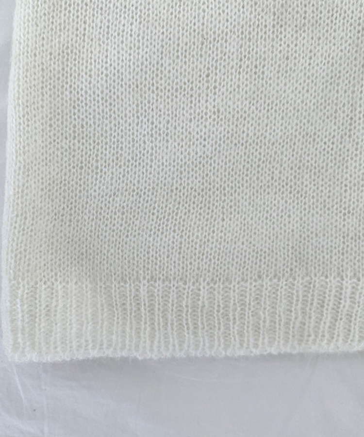 レースクロップニットカーディガン(6color)