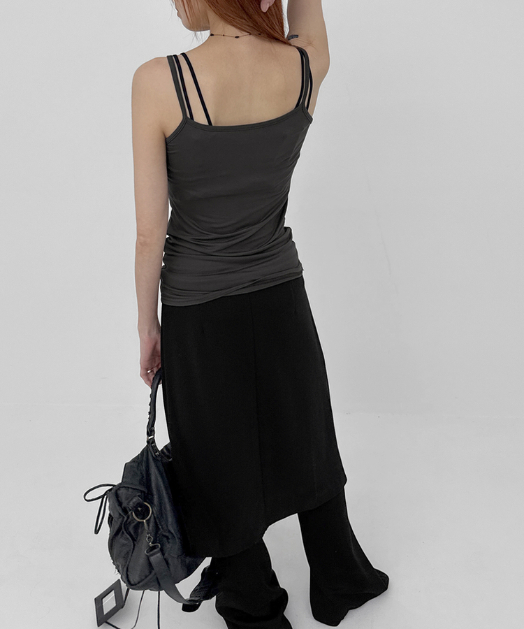 ベーシックキャミソール(10color) CHARCOAL