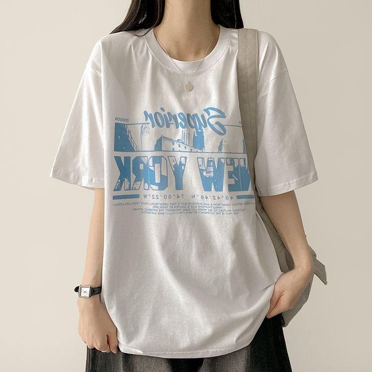 レタリングビック半袖Tシャツ IVORY