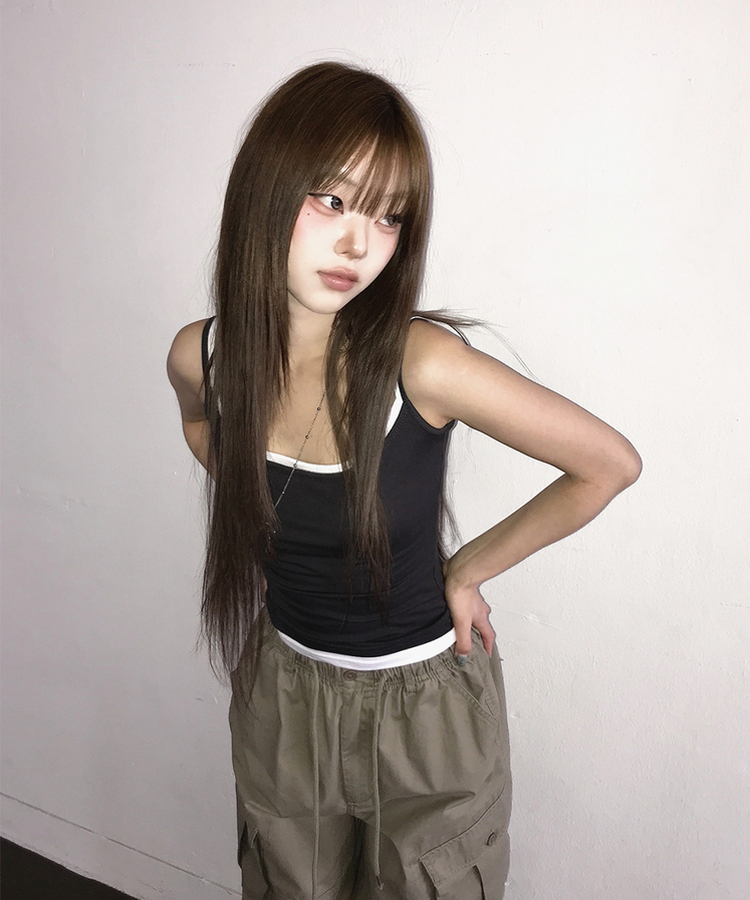 ベーシックストラップキャミソール(8color) IVORY