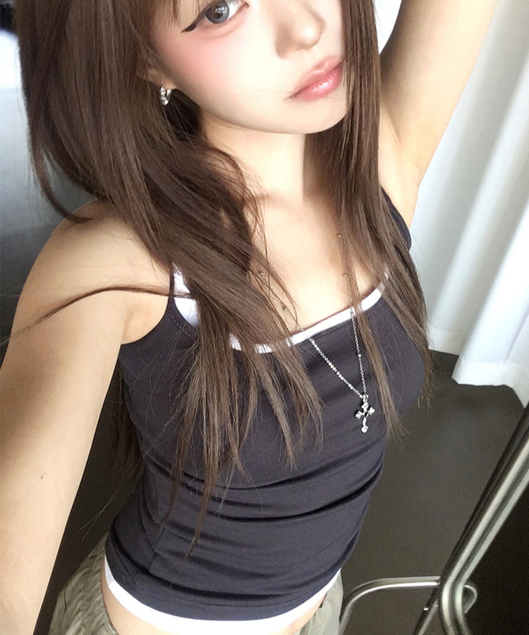 ベーシックストラップキャミソール(8color) IVORY