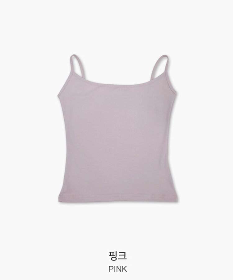 ベーシックストラップキャミソール(8color)