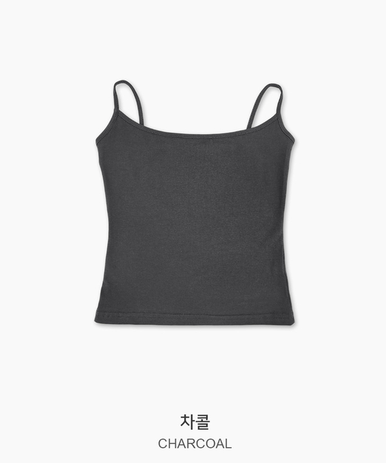 ベーシックストラップキャミソール(8color)