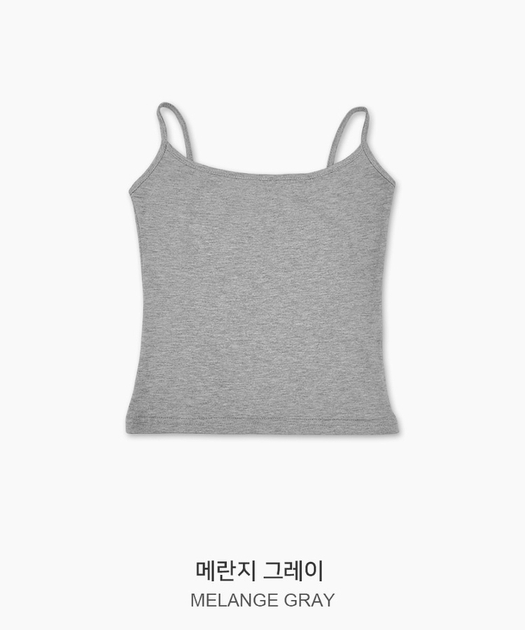 ベーシックストラップキャミソール(8color)
