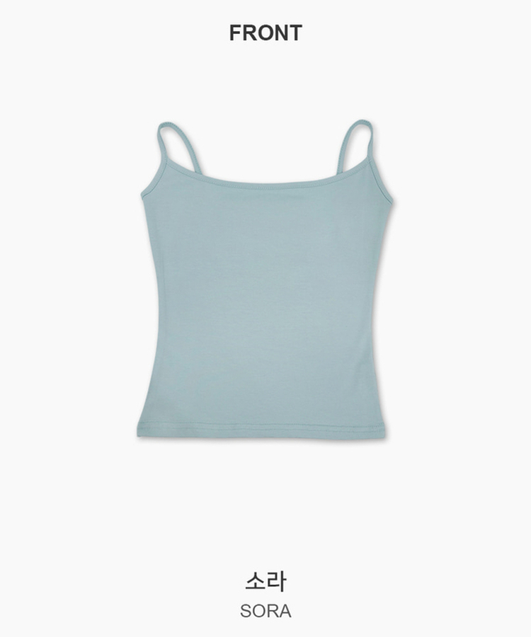 ベーシックストラップキャミソール(8color)