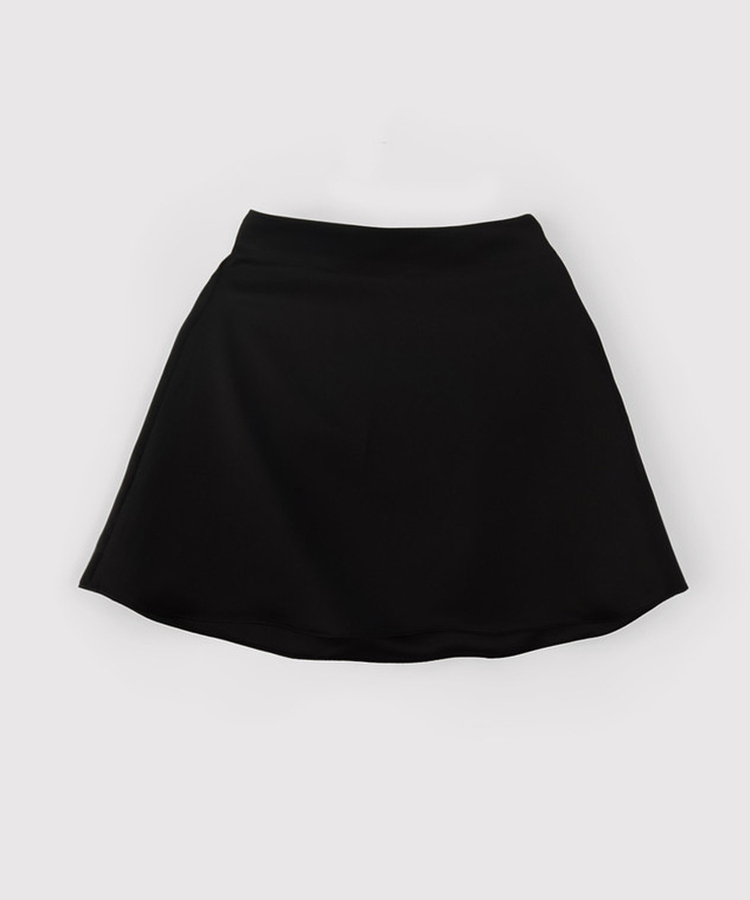 サテンミニフレアスカート