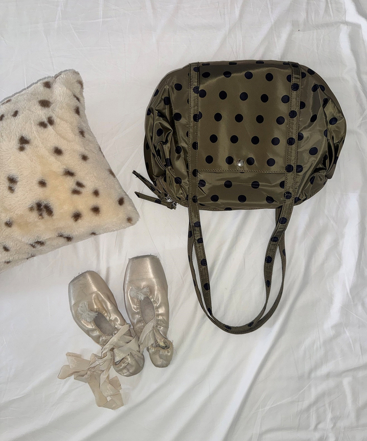 ラウンドドットミニバッグ