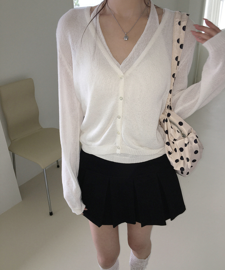 ラウンドドットミニバッグ CREAM