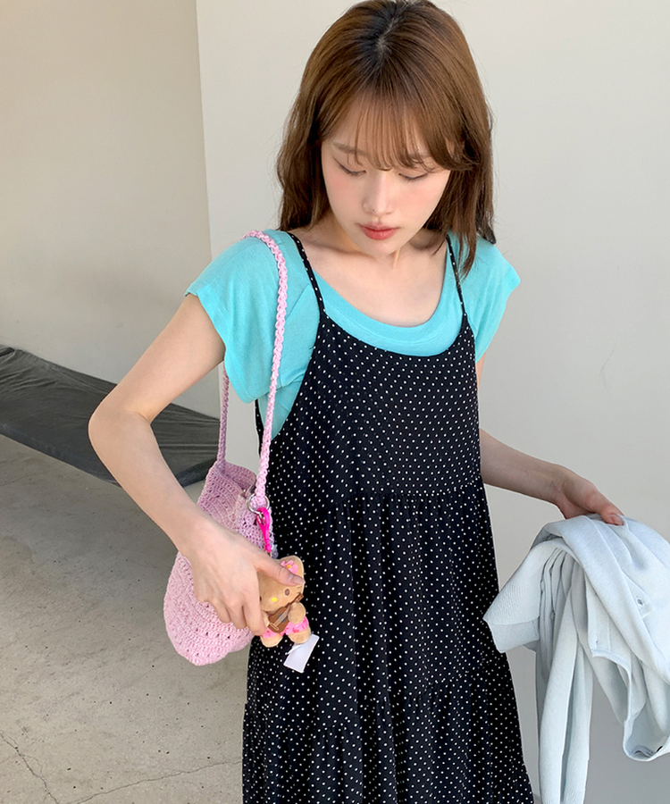 レイヤード半袖Tシャツ(8color) MINT