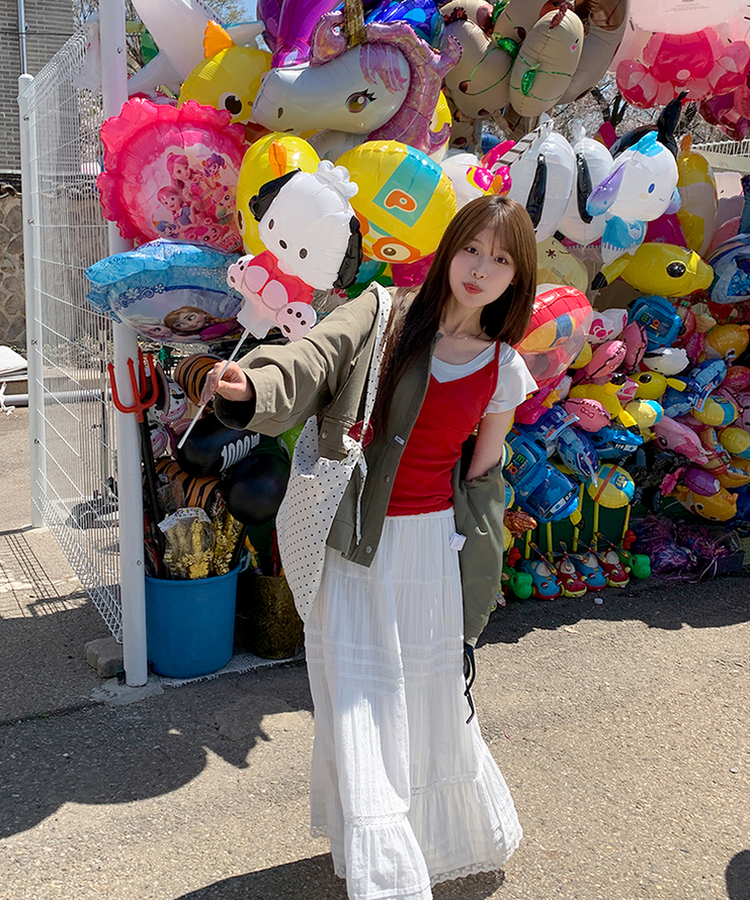 レイヤード半袖Tシャツ(8color) IVORY