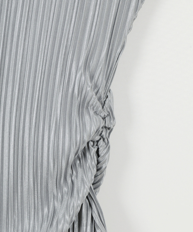 プリーツシャーリング半袖Tシャツ